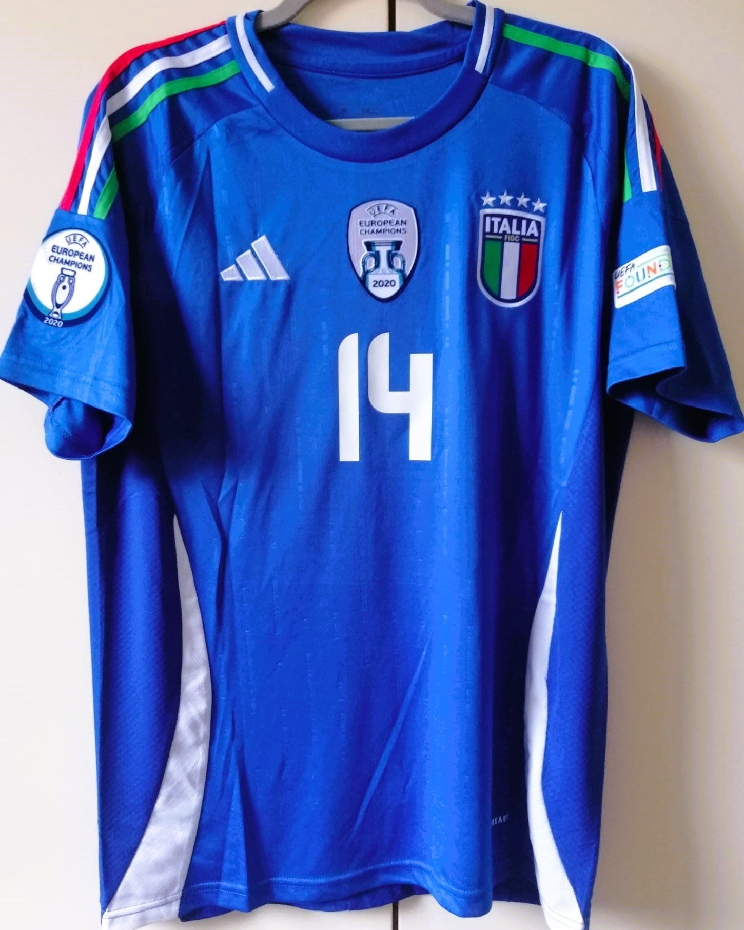 Generico T-Shirt Uomo 2025 Italia T-Shirt Uomo Calcio Italiano Maglie Giocatori Calcio Italiano Maglietta Italia Europeo Uomo Maglietta Nazionale Italiana Tifosi Maglia Da Tifoso Per Fan