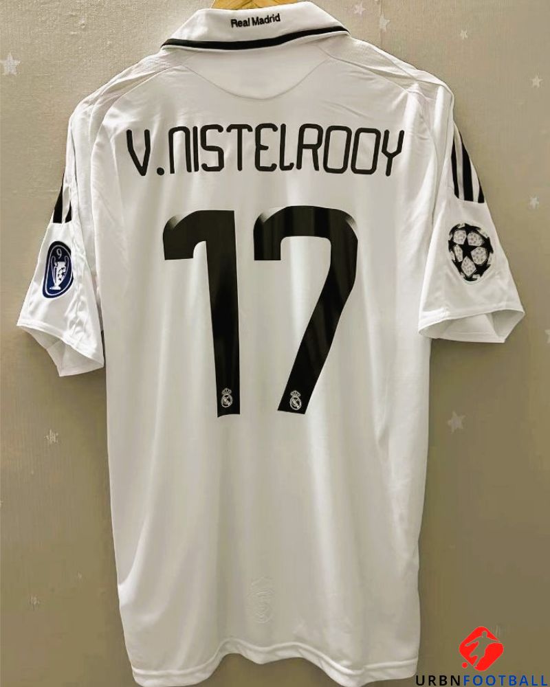 ADIDAS REAL MADRID 2008 `v.NISTELROOY` HOME JERSEY - Soccer Plus
